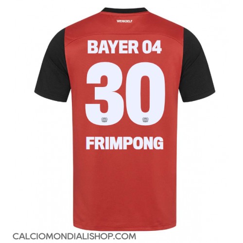 Maglie da calcio Bayer Leverkusen Jeremie Frimpong #30 Prima Maglia 2024-25 Manica Corta